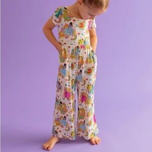 Posh Peanut GROOVY BARBIE™ AND FRIENDS SCOOP BACK JUMPSUIT - (18-24 MONTHS)
